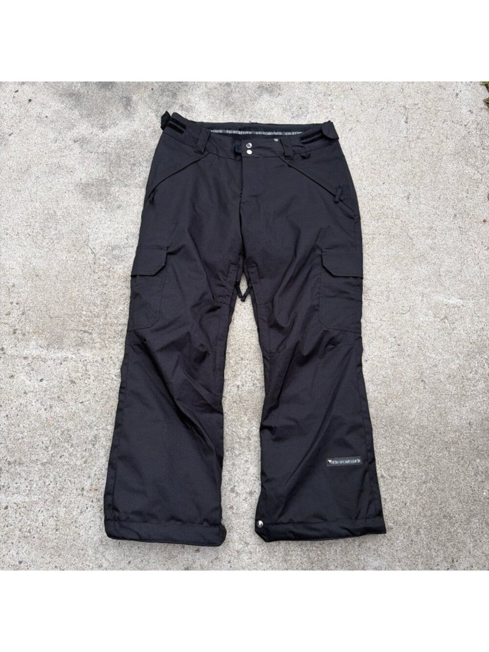 RIDE SNOWBOARDS Women MADRONA HydraPel Snow Pants SIZE M Black Ski Outdoor